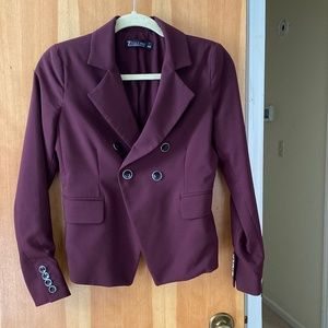 Maroon Suit Jacket